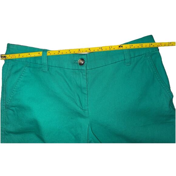 Women’s J. Crew Green 7” Chino Shorts Size 4 - Picture 7 of 7